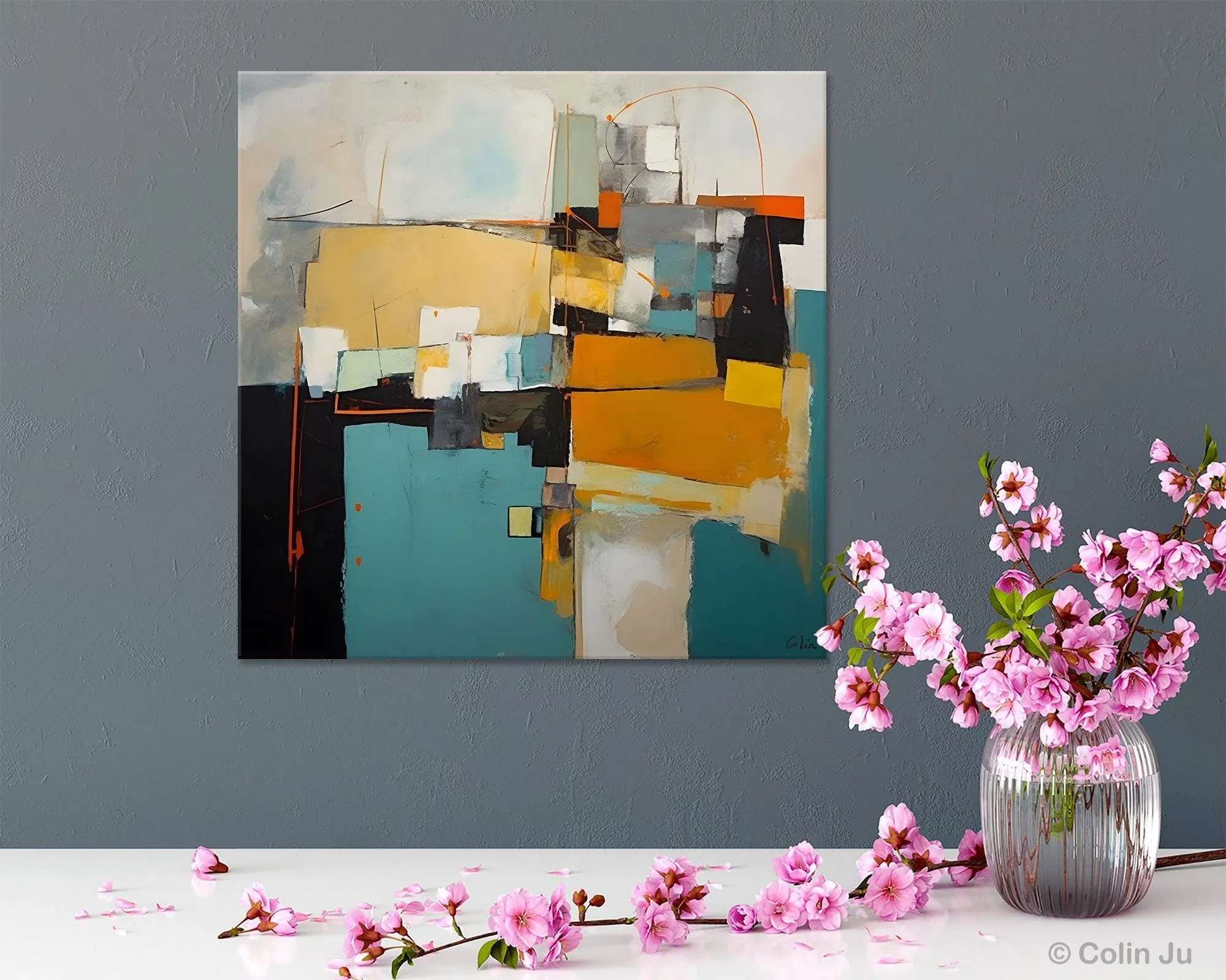 Contemporary Canvas Art for Living Room, Modern Acrylic Paintings, Original Modern Paintings, Extra Large Abstract Paintings on Canvas
