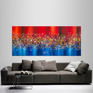 (Copy) Abstract Angel Paintings | Jackson Pollock Style | Large Modern Art Beauty of Bridge 5