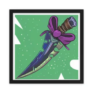 Dagger Framed Poster