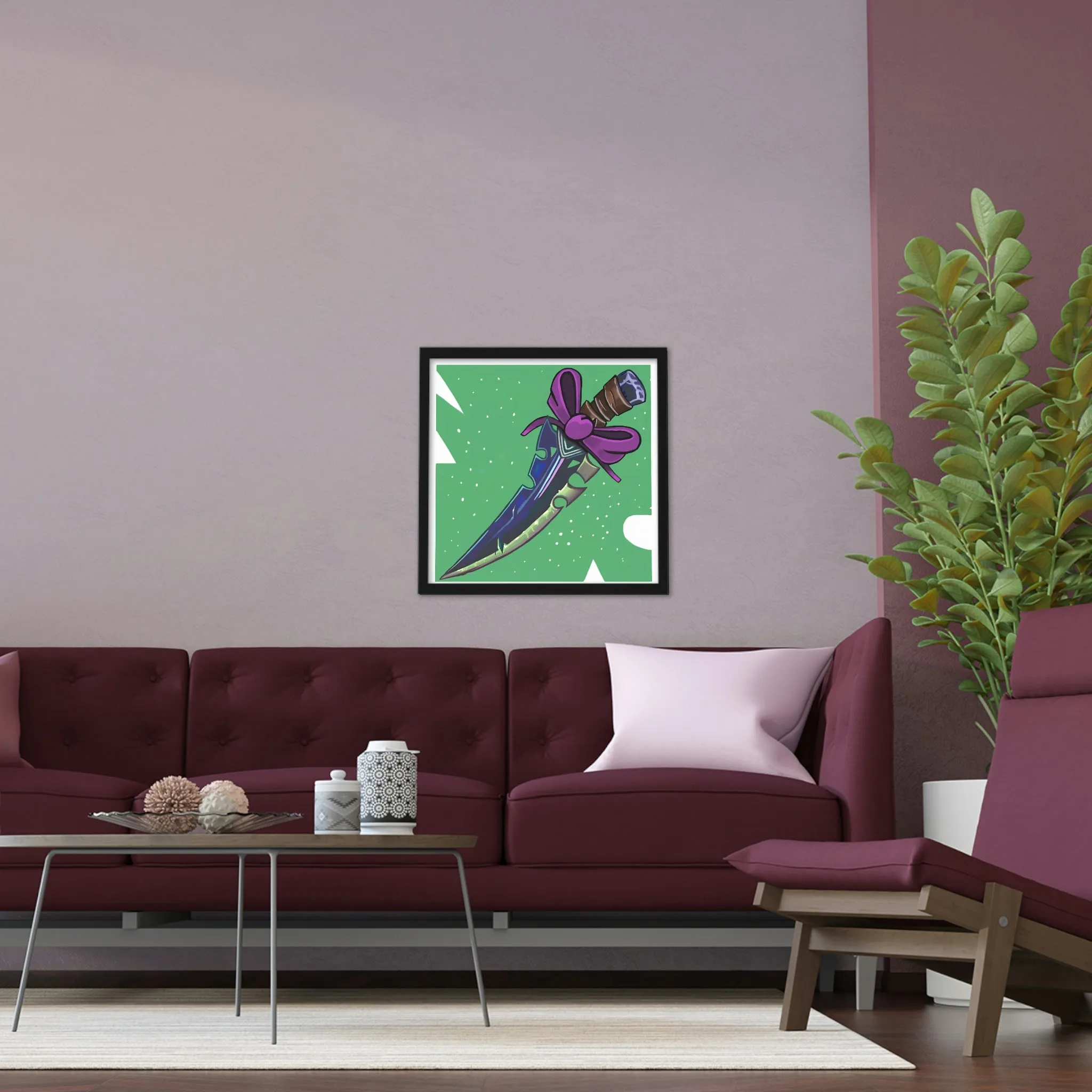 Dagger Framed Poster