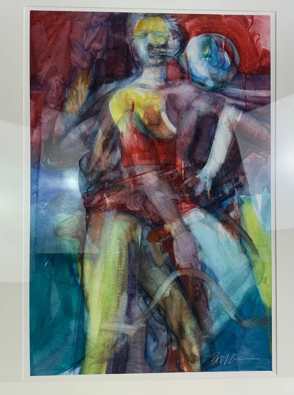 Dan Boylan Original Wall Art, Abstract, Mixed Media