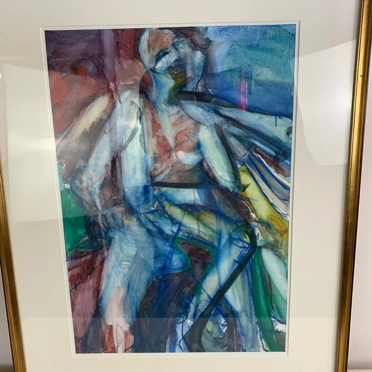 Dan Boylan Original Wall Art, Painting, Abstract Human Form