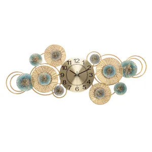 Decorated Wall Clock 90 x 38cm