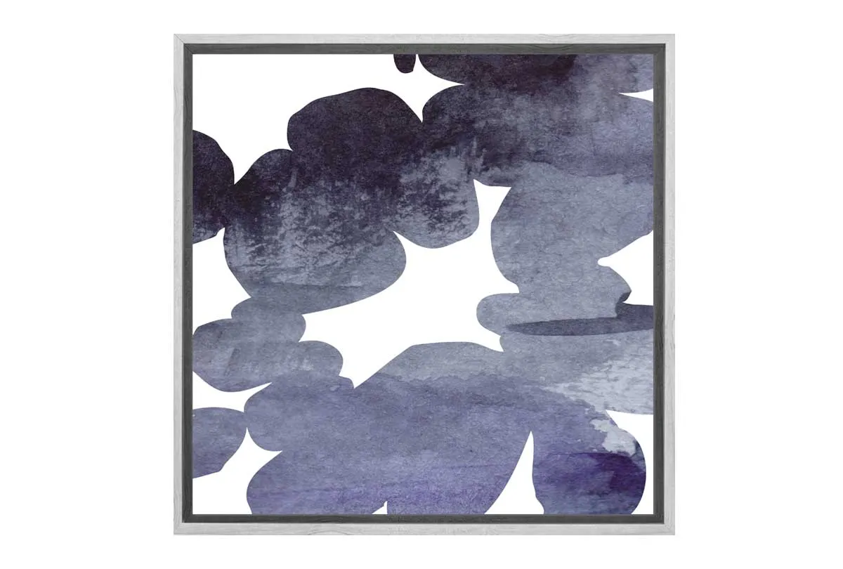 Deep Blue Custom Abstract | Canvas Wall Art Print