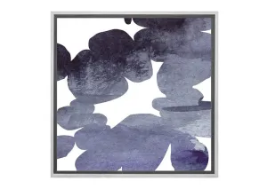 Deep Blue Custom Abstract | Canvas Wall Art Print