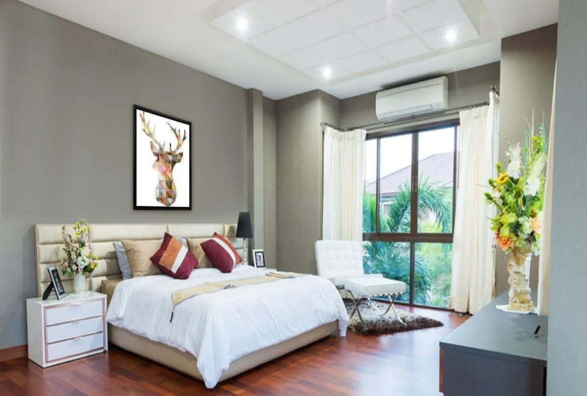 Deer Abstract | Canvas Wall Art Decor