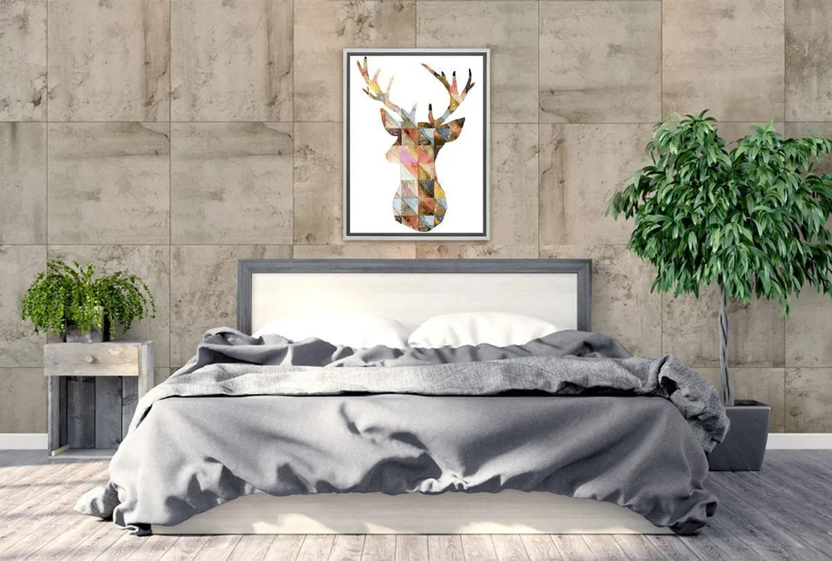 Deer Abstract | Canvas Wall Art Decor