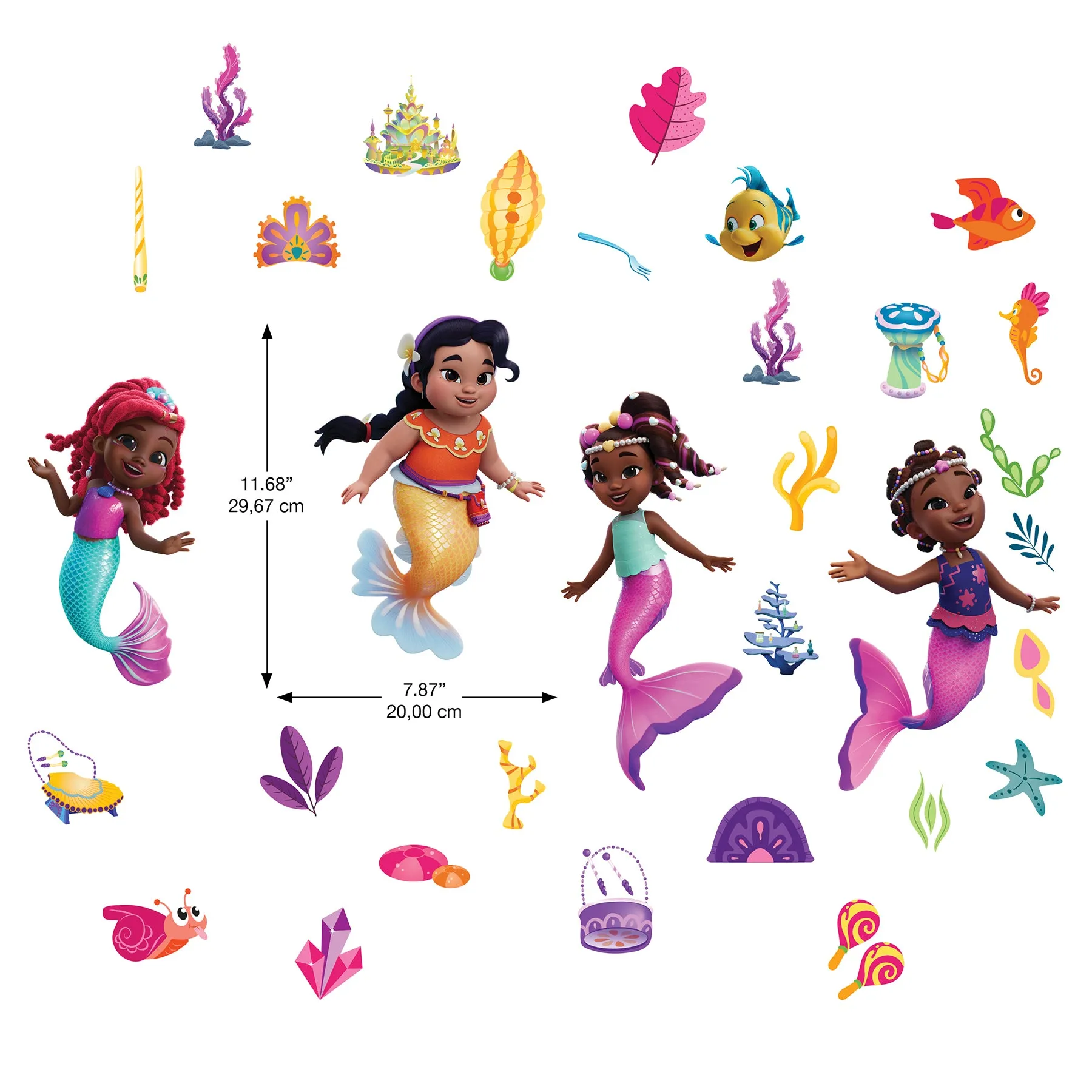 Disney Junior Ariel & Friends Wall Decals