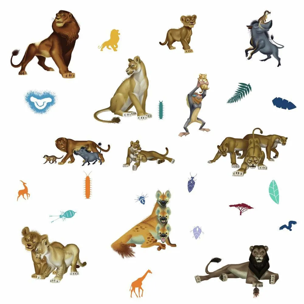 Disney's The Lion King Character Peel and Stick Wall Decals