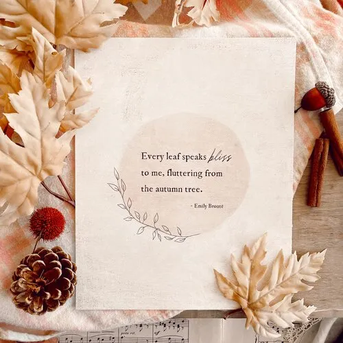 Every Leaf Speaks Bliss Print