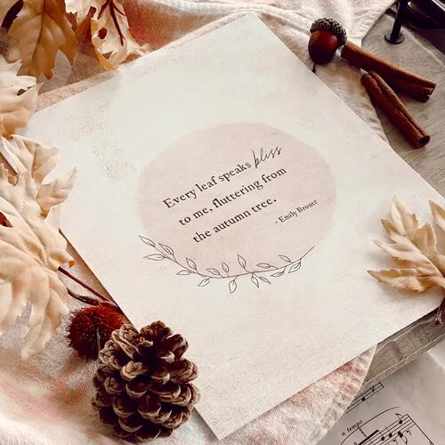Every Leaf Speaks Bliss Print