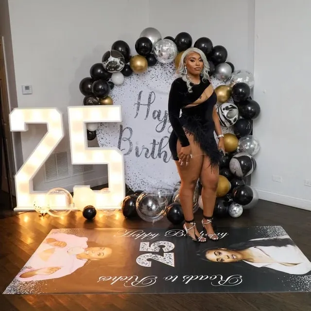 Floor Decal sticker, Removable sticker, A Little Cutie decal, Floor Sticker, Birthday backdrop, Cutie backdrop, Birthday floor sticker