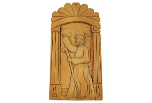 Folk Art Religious Carving Retablo By Fritz Rummler