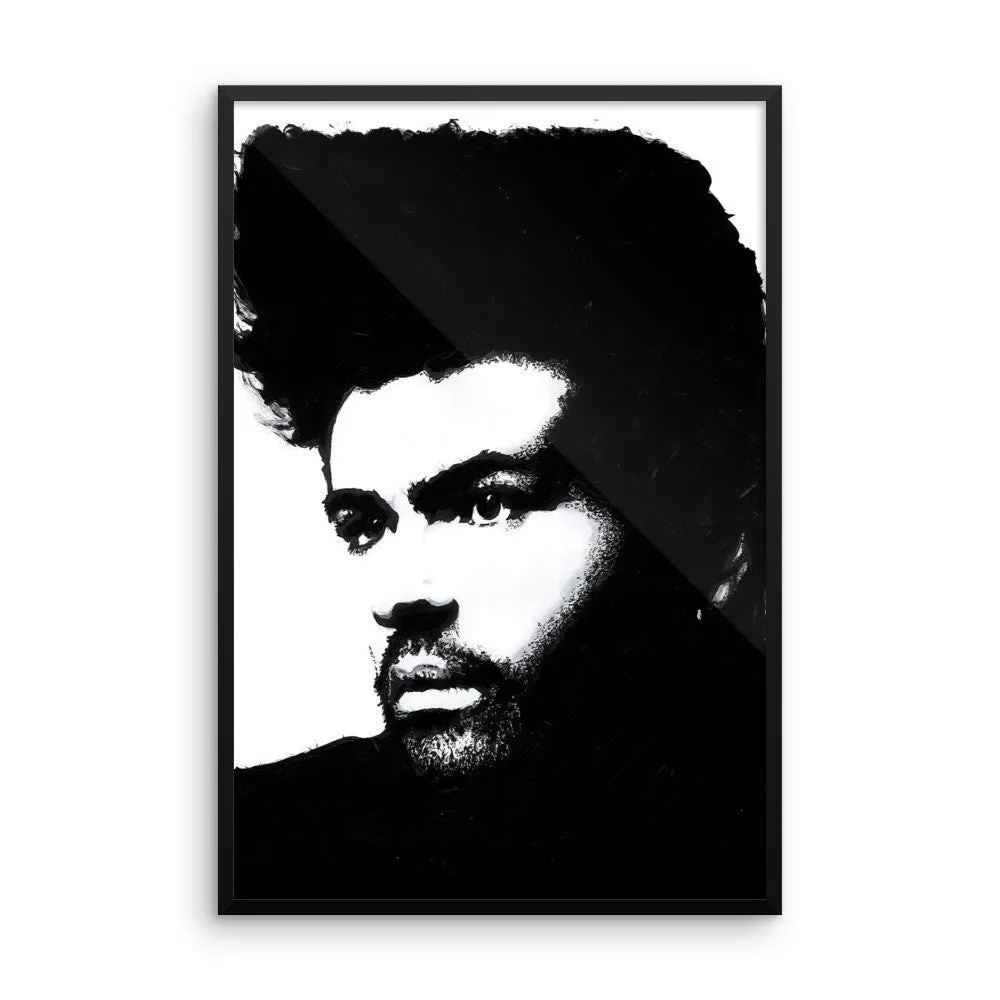 GM White Framed Poster by Robert Bowen