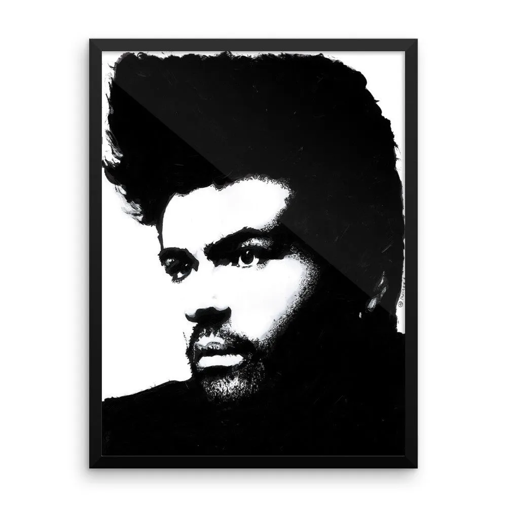 GM White Framed Poster by Robert Bowen