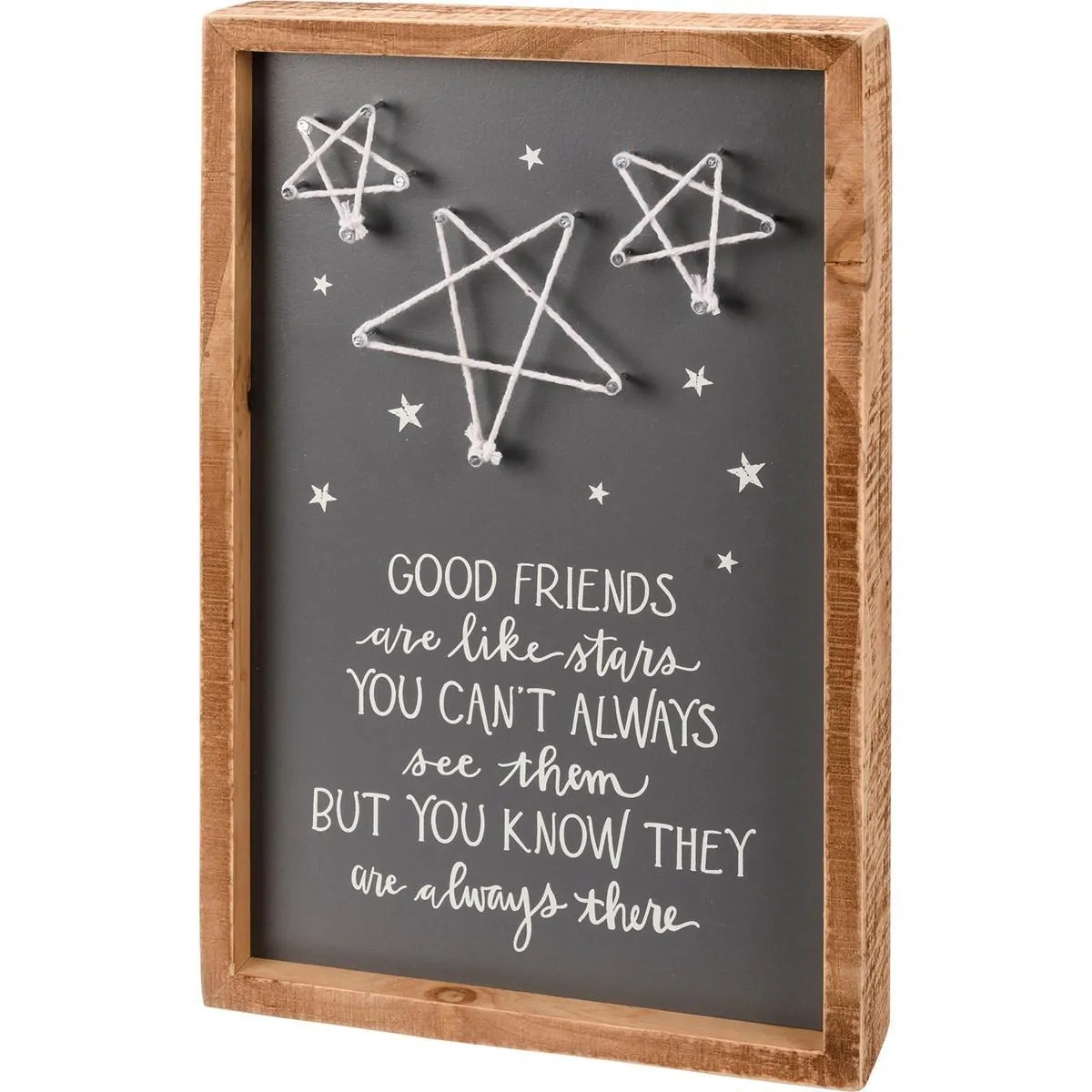 GOOD FRIENDS ARE LIKE STARS STRING ART
