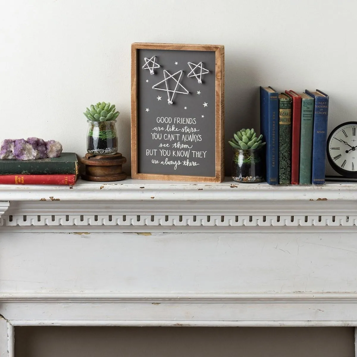 GOOD FRIENDS ARE LIKE STARS STRING ART