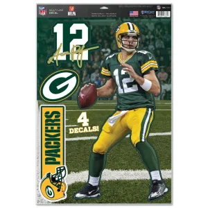 Green Bay Packers Aaron Rodgers 11 x 17" Multi-Purpose Decal"