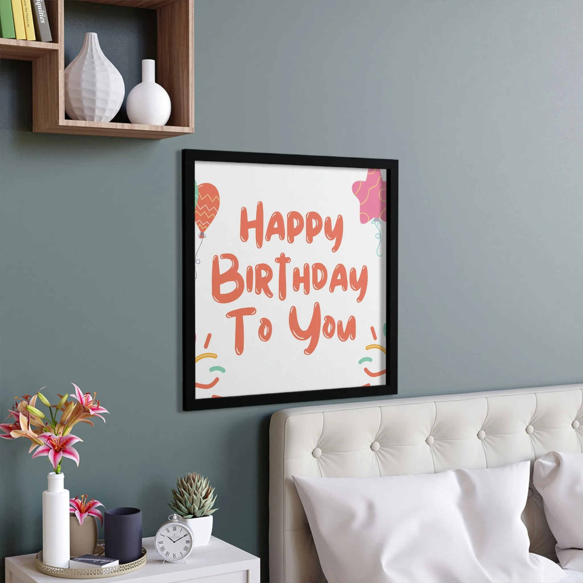 Happy Birthday to You Framed Poster