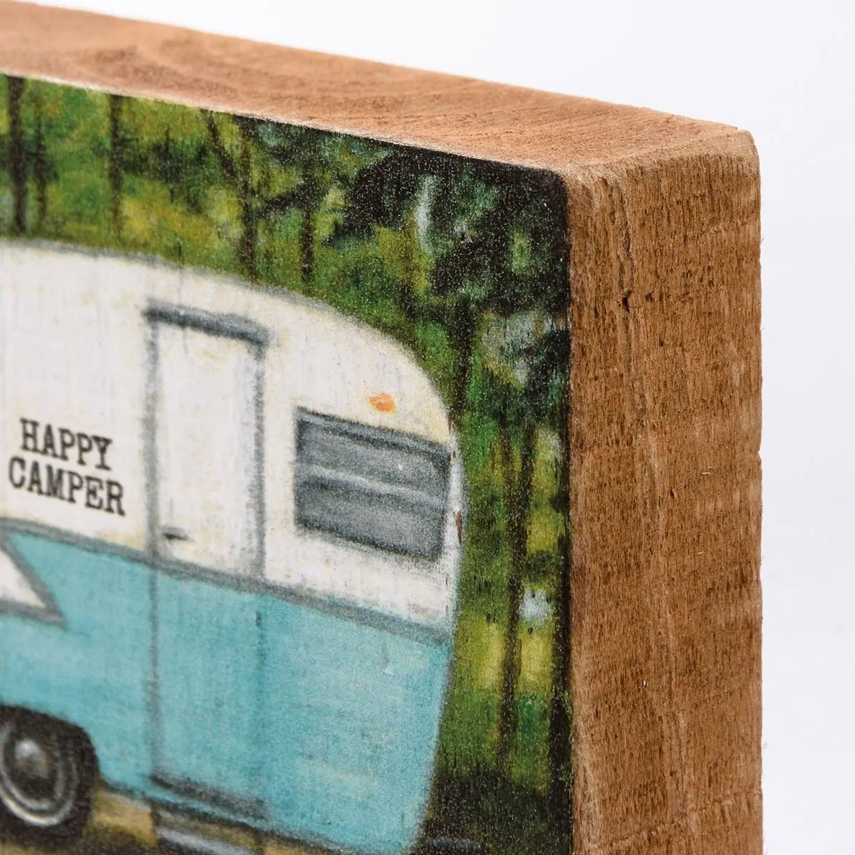 HAPPY CAMPER SMALL BLOCK SIGN