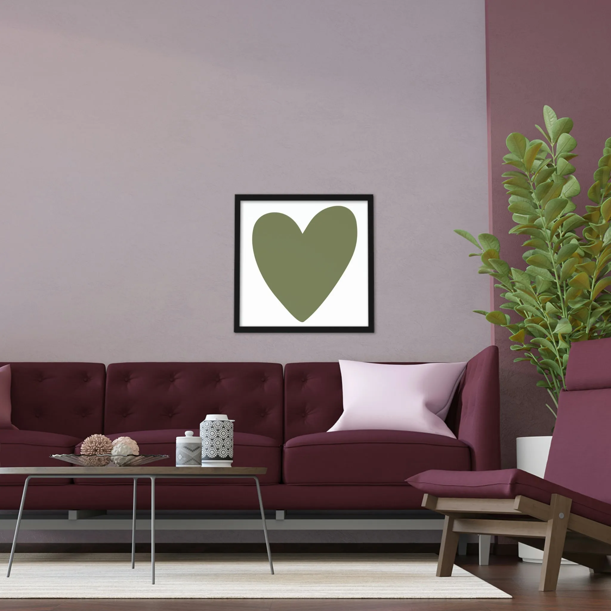 Hearts Framed Poster