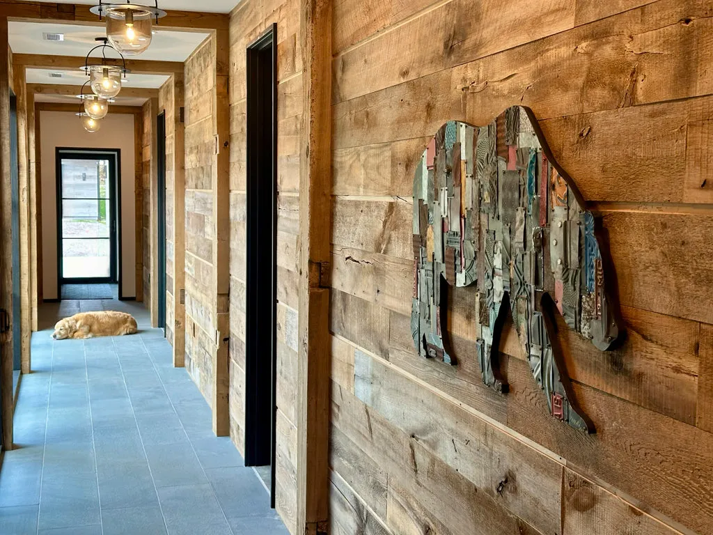 IN THE WOODS (CALIFORNIA BEAR) original metal wall sculpture
