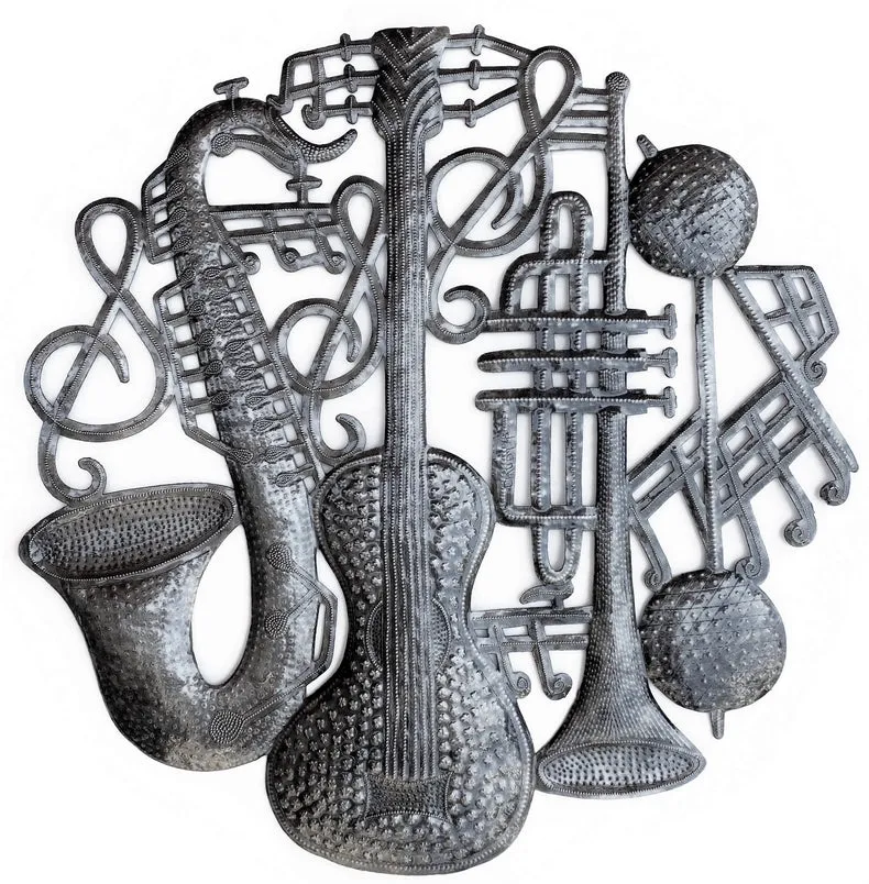 Jazz Life Metal Wall Art