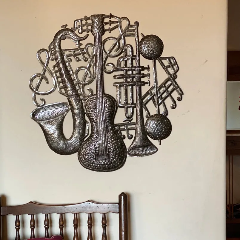 Jazz Life Metal Wall Art