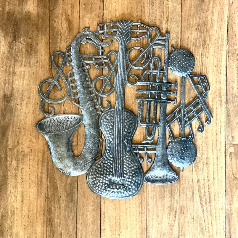 Jazz Life Metal Wall Art