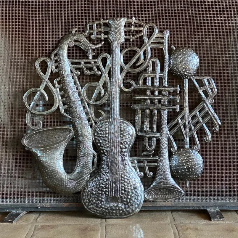Jazz Life Metal Wall Art