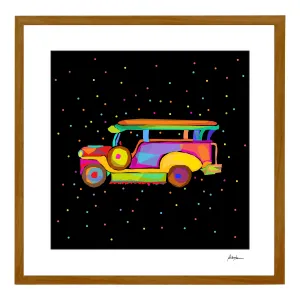 Jeepney Black - Dotted