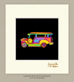 Jeepney black geometry