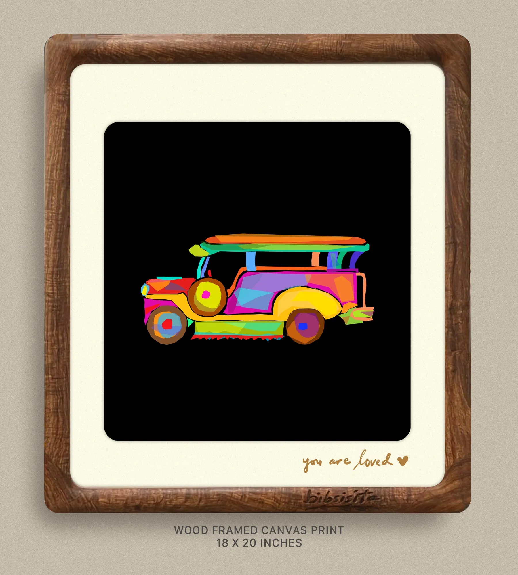 Jeepney black geometry