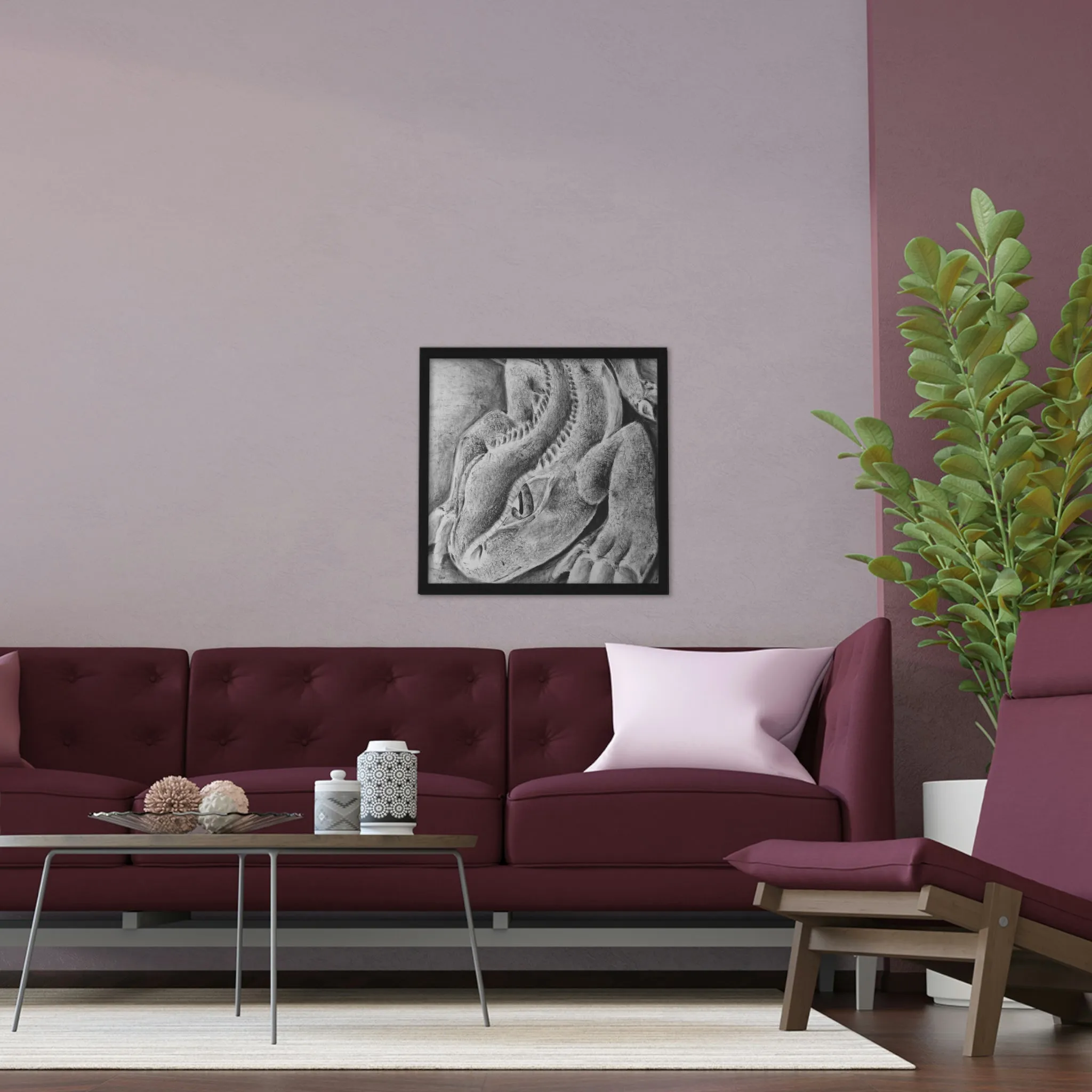 Lizzy the Lizard Framed Poster