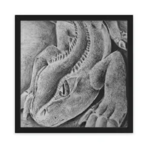 Lizzy the Lizard Framed Poster