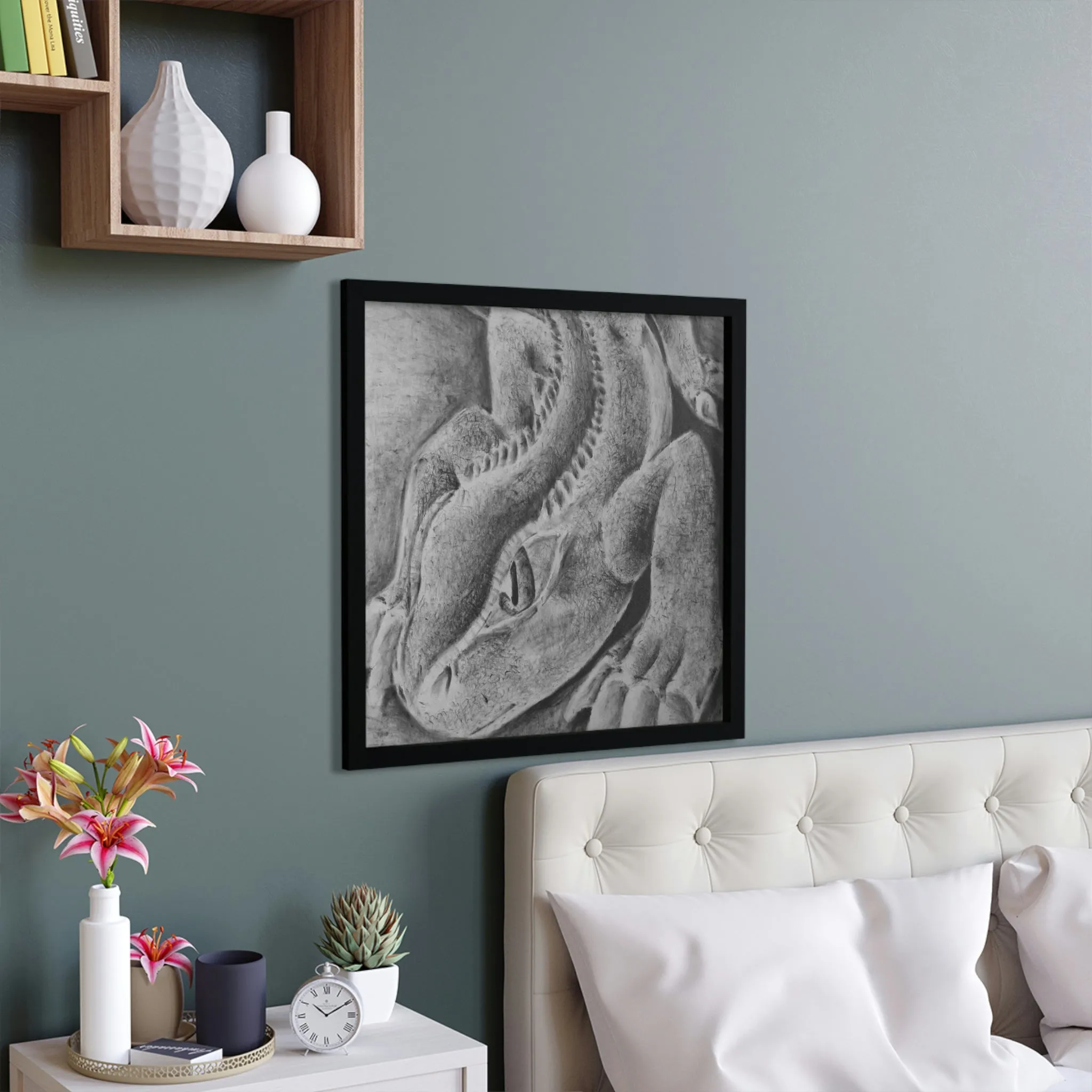 Lizzy the Lizard Framed Poster