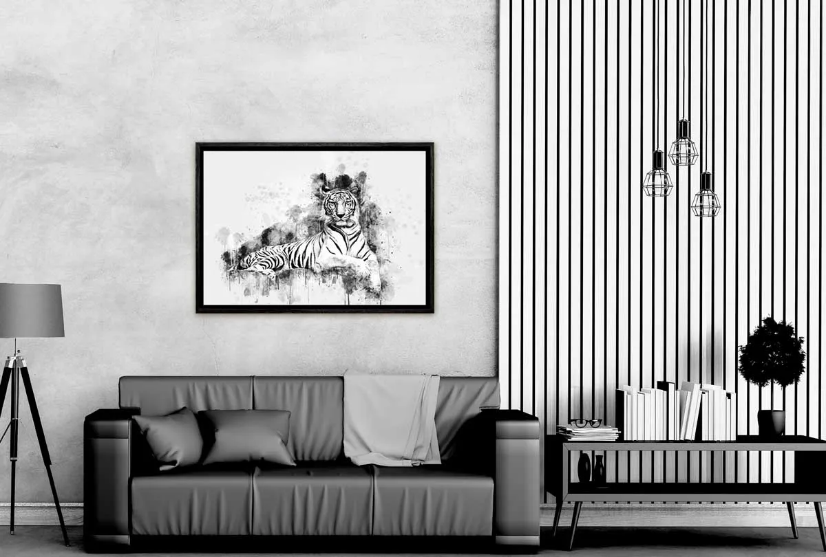 Majestic White Tiger | Canvas Wall Art Print