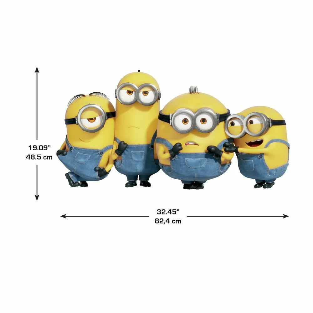 Minions: The Rise of Gru Giant Peel and Stick Wall Decals