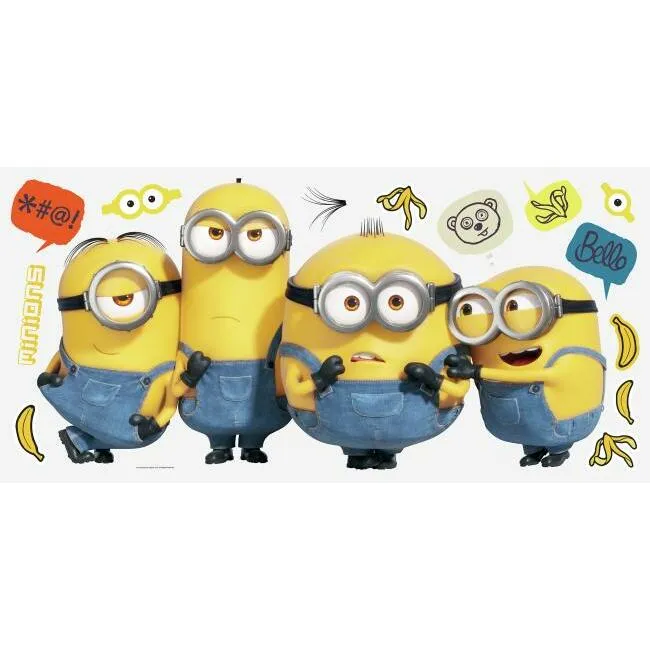 Minions: The Rise of Gru Giant Peel and Stick Wall Decals