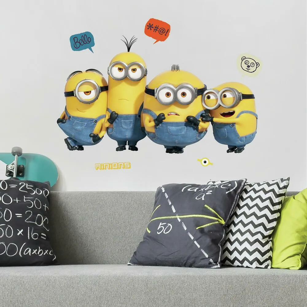 Minions: The Rise of Gru Giant Peel and Stick Wall Decals