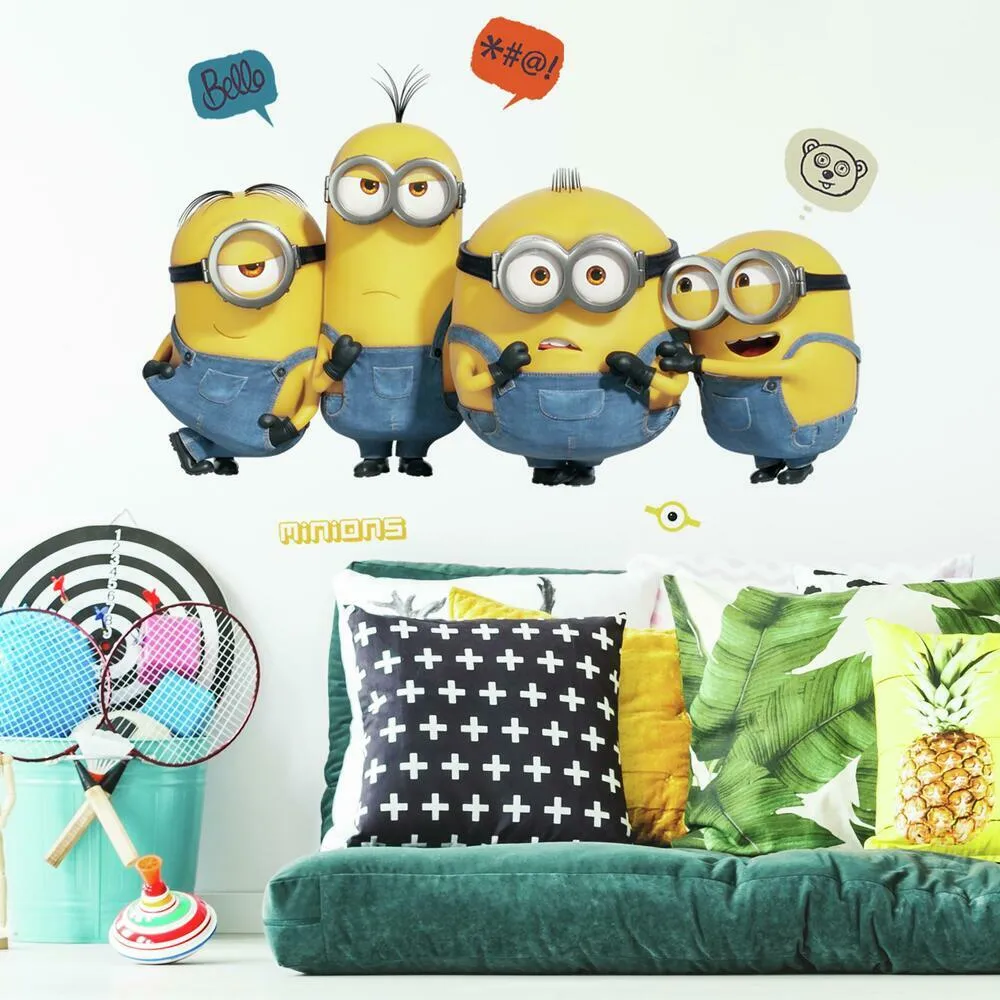 Minions: The Rise of Gru Giant Peel and Stick Wall Decals