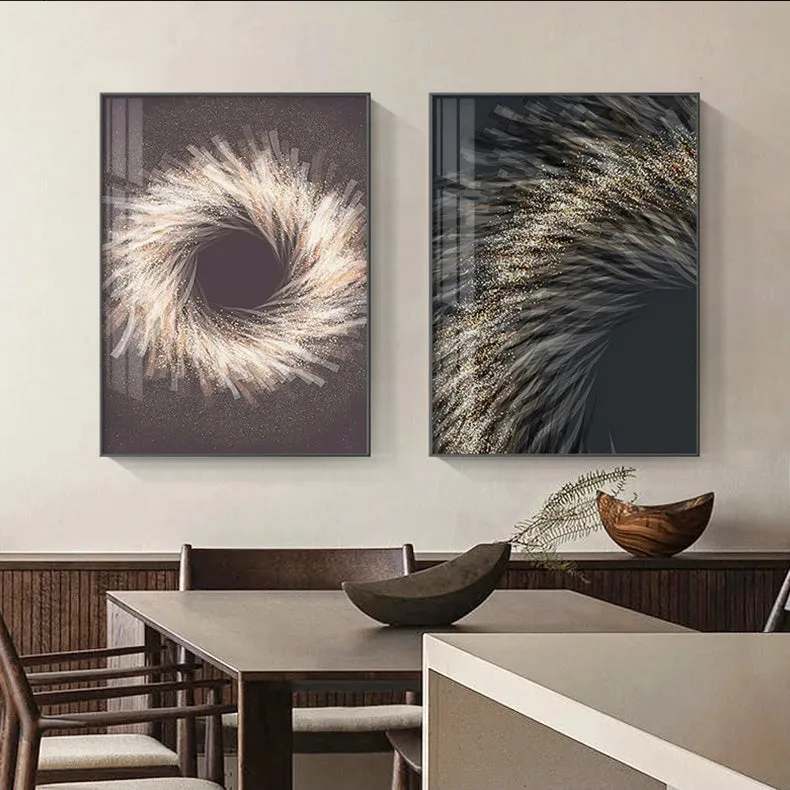 Modern Aesthetics Industrial Abstract Wall Art Fine Art Canvas Prints Minimalist Pictures For Living Room Dining Room Boutique Hotel Decor