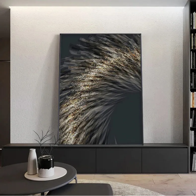 Modern Aesthetics Industrial Abstract Wall Art Fine Art Canvas Prints Minimalist Pictures For Living Room Dining Room Boutique Hotel Decor