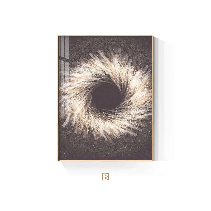 Modern Aesthetics Industrial Abstract Wall Art Fine Art Canvas Prints Minimalist Pictures For Living Room Dining Room Boutique Hotel Decor