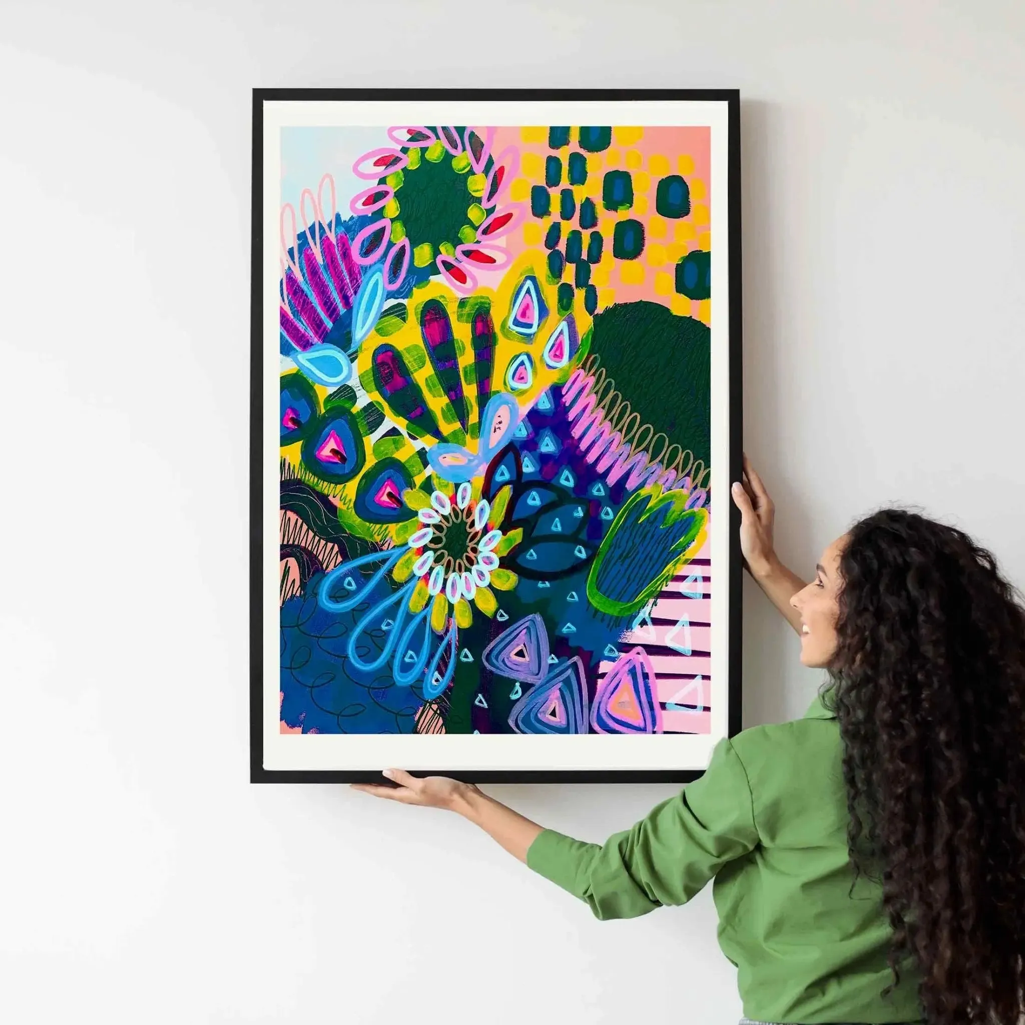 Modern Wall Art Print - Big Banksia Moody