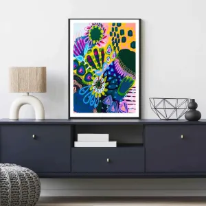 Modern Wall Art Print - Big Banksia Moody
