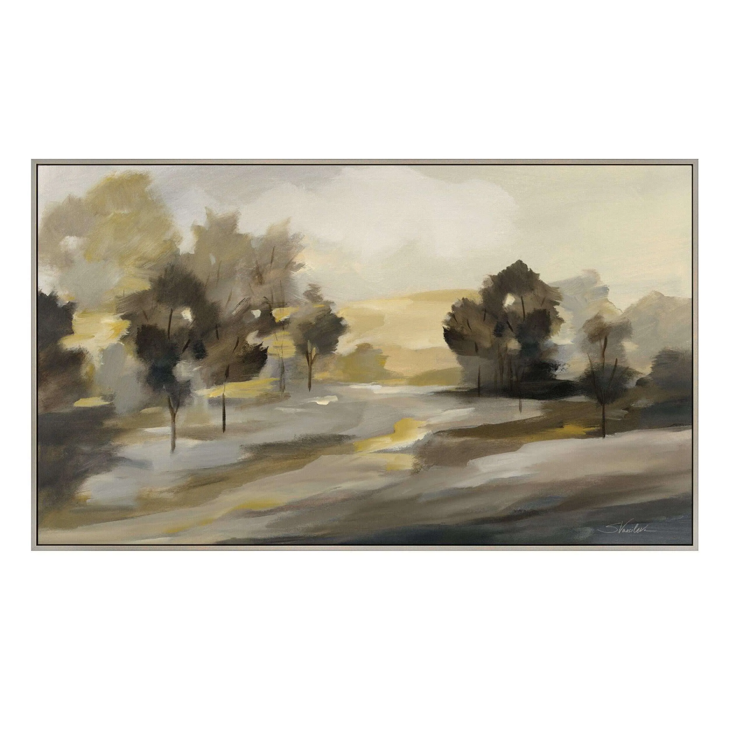 Mounted Wall Art - Rustic Landscape