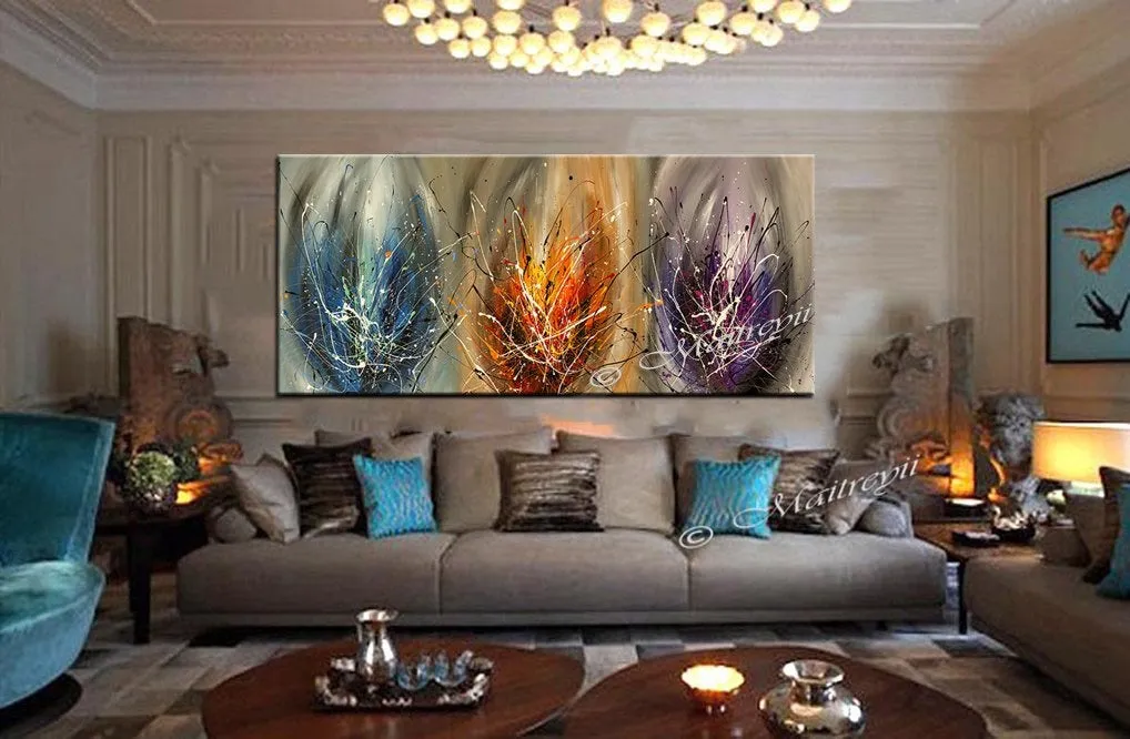 Multicolored Abstract Art For Sale - Glimpse of Light