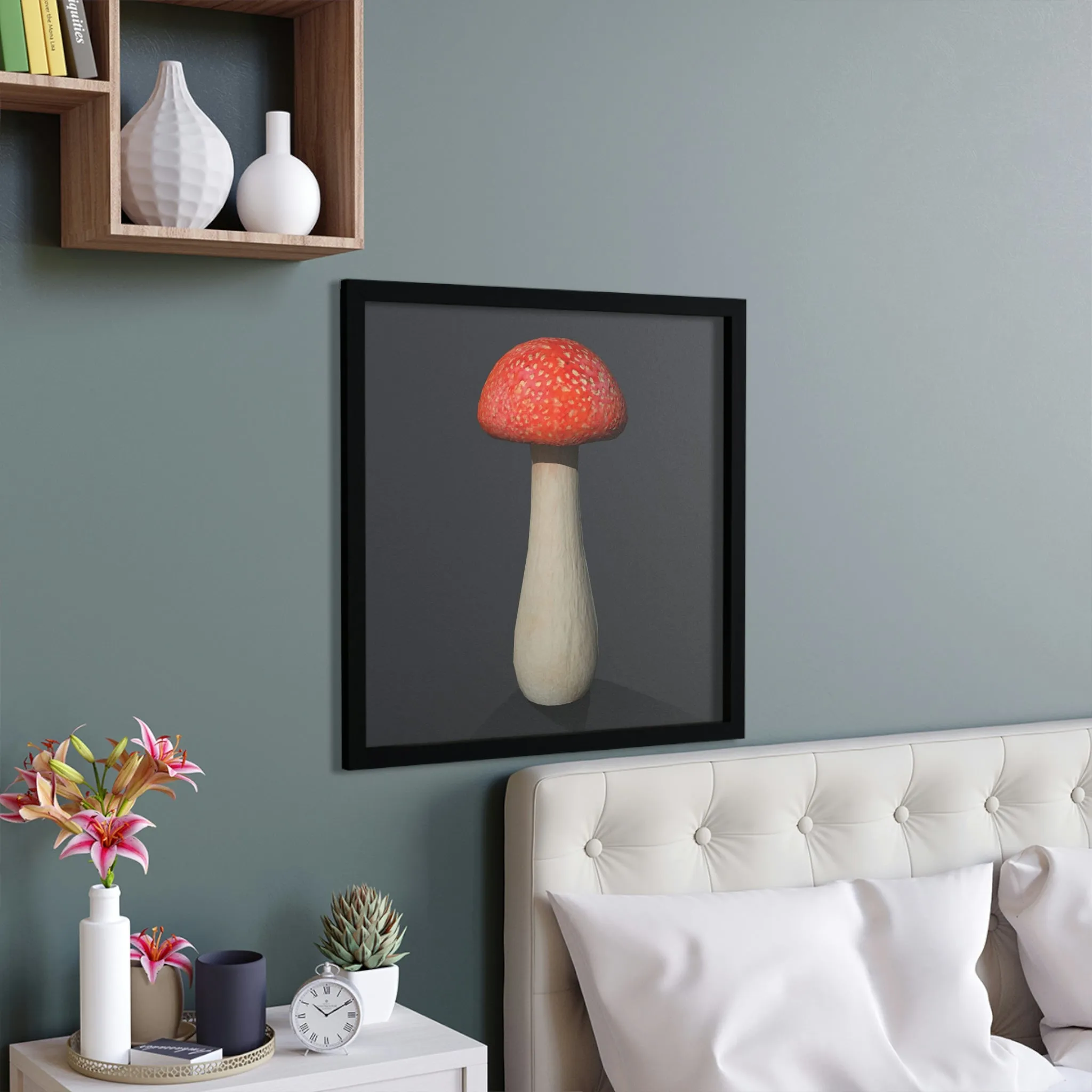 Mushroom Framed Poster