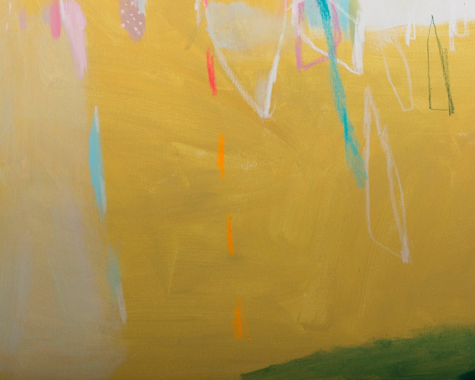 Mustard Yellow original abstract canvas art / Yellow Abstract Art / Pink and Yellow Painting / Large Yellow Abstract Paintings